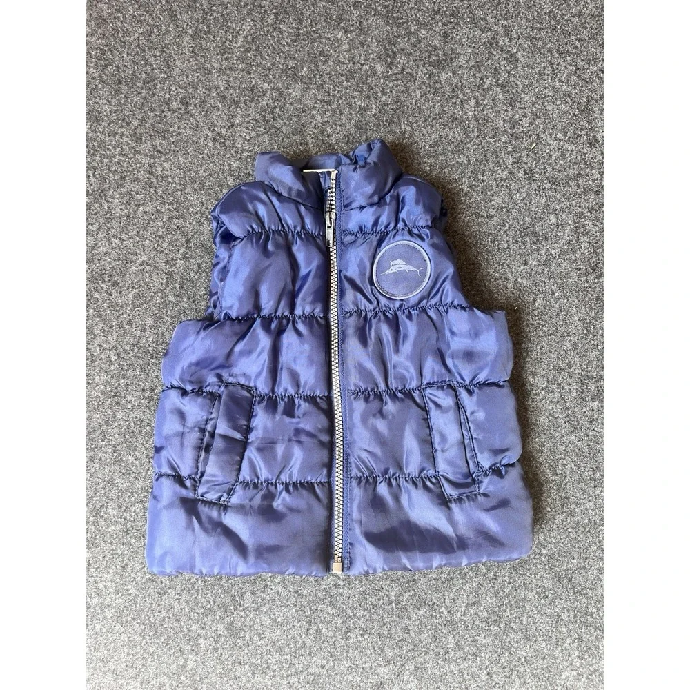 Tommy Bahama Boys 12‎ month winter Puffer Vest Jacket Blue